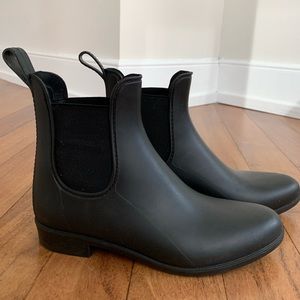 JCREW MATTE CHELSEA RAIN BOOTS